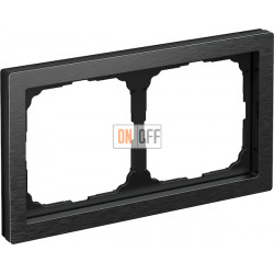 Рамка Pure ArtGallery Pure, 2 поста, цвет - оникс, металл GAL312302