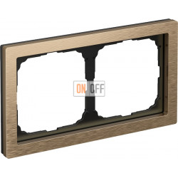 Рамка Pure ArtGallery Pure, 2 поста, цвет - латунь, металл GAL312202